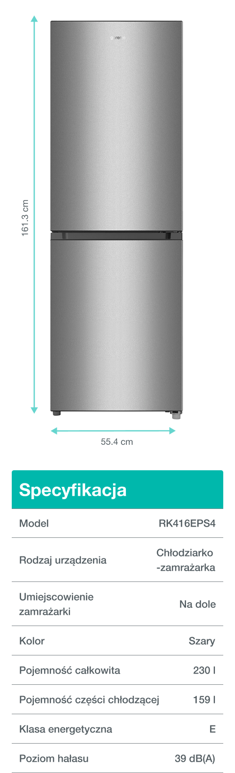 Gorenje fridge RK416EPS4