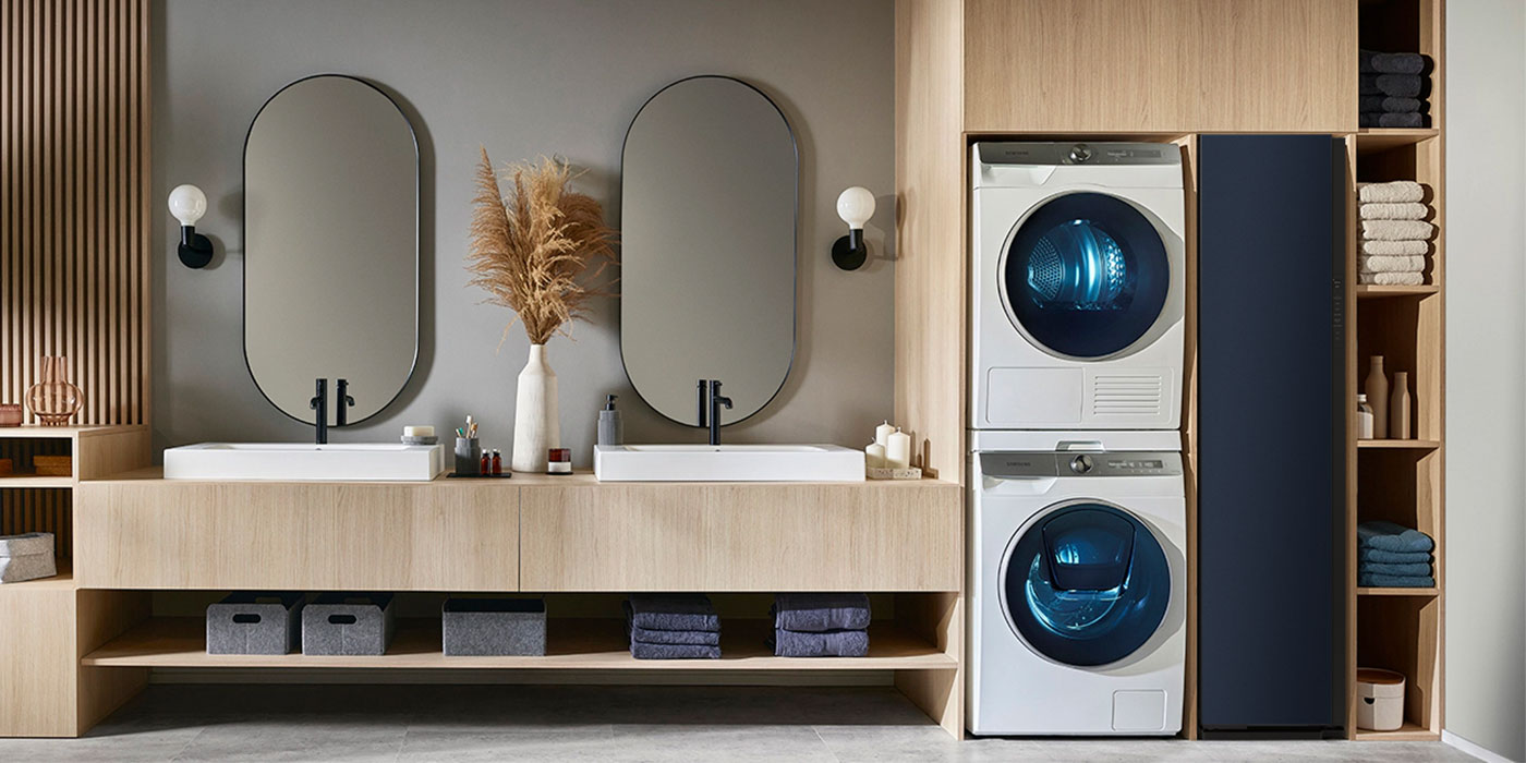 Innowacyjne rozwiązania w urządzeniach Samsung odpowiadają za efektywniejsze pranie i suszenie ubrań