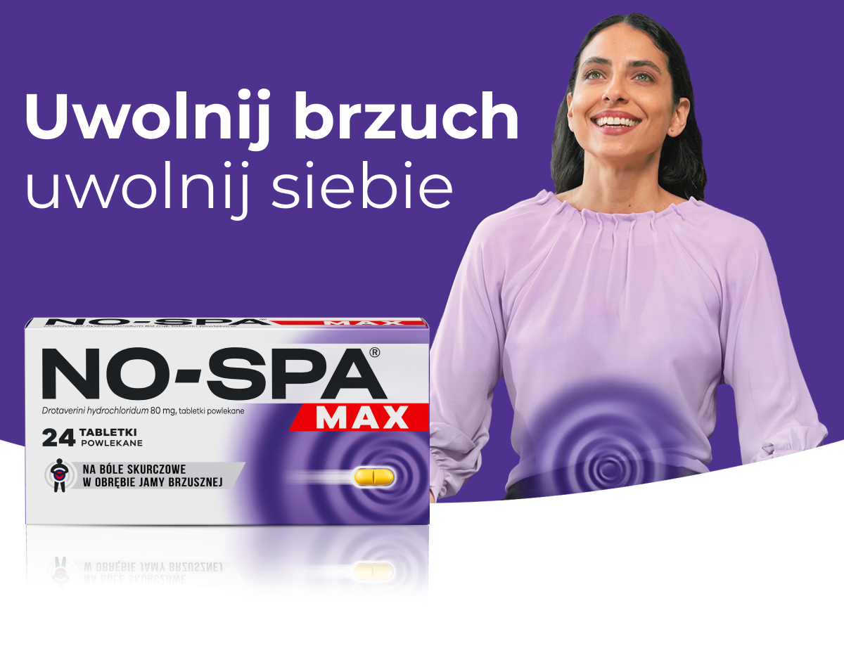 Lek rozkurczowy No-Spa Max jest dostępny bez recepty - porównaj oferty w Ceneo