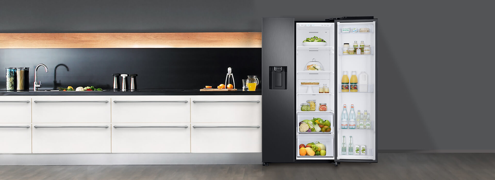 「ロイド」 Lodówka SAMSUNG RH69DG805EB1EF Side by Side AI No Frost