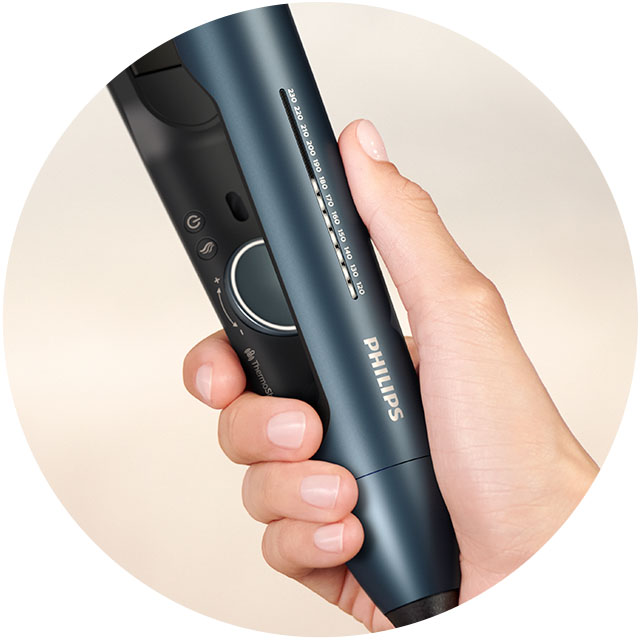 Установите температуру в зависимости от состояния ваших волос.