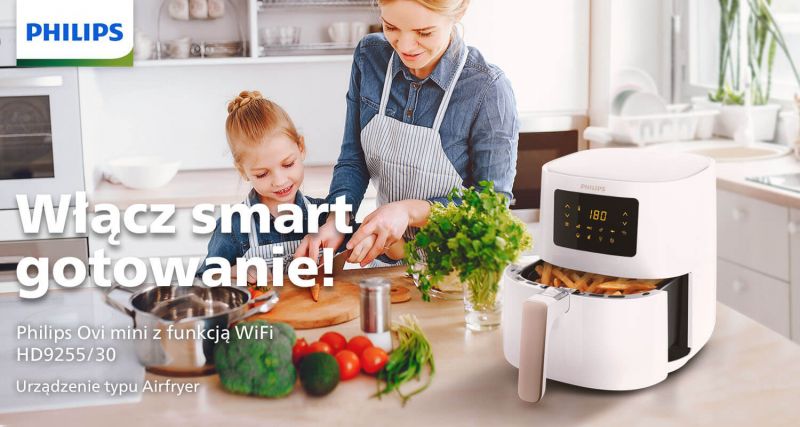 Air fryer Philips AirFryer Compact Spectre Connected HD9255/30