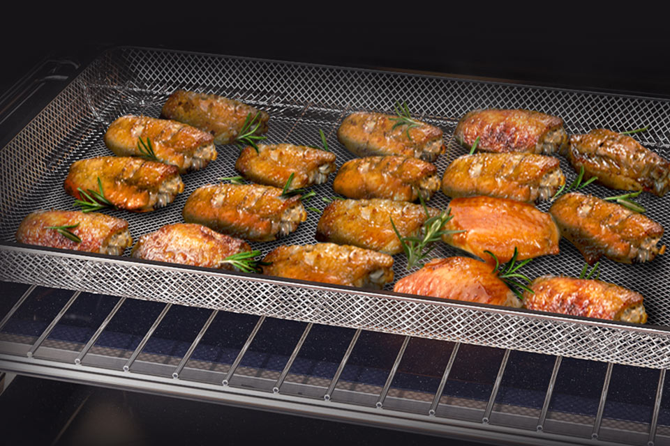zdjęcie pieczonego metodą air fry mięsa