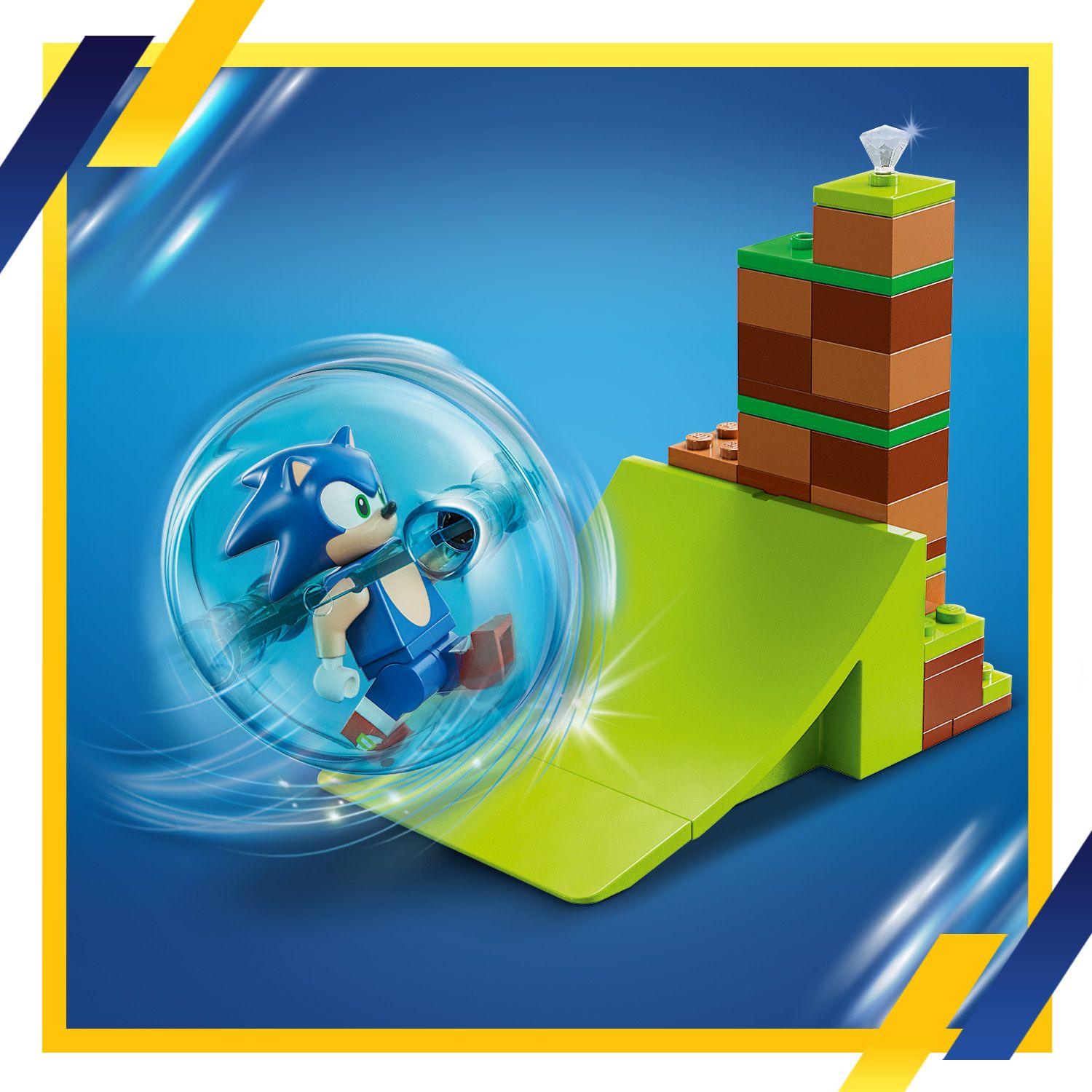 LEGO Sonic the Hedgehog 76990 Sonic — wyzwanie z pędzącą kulą