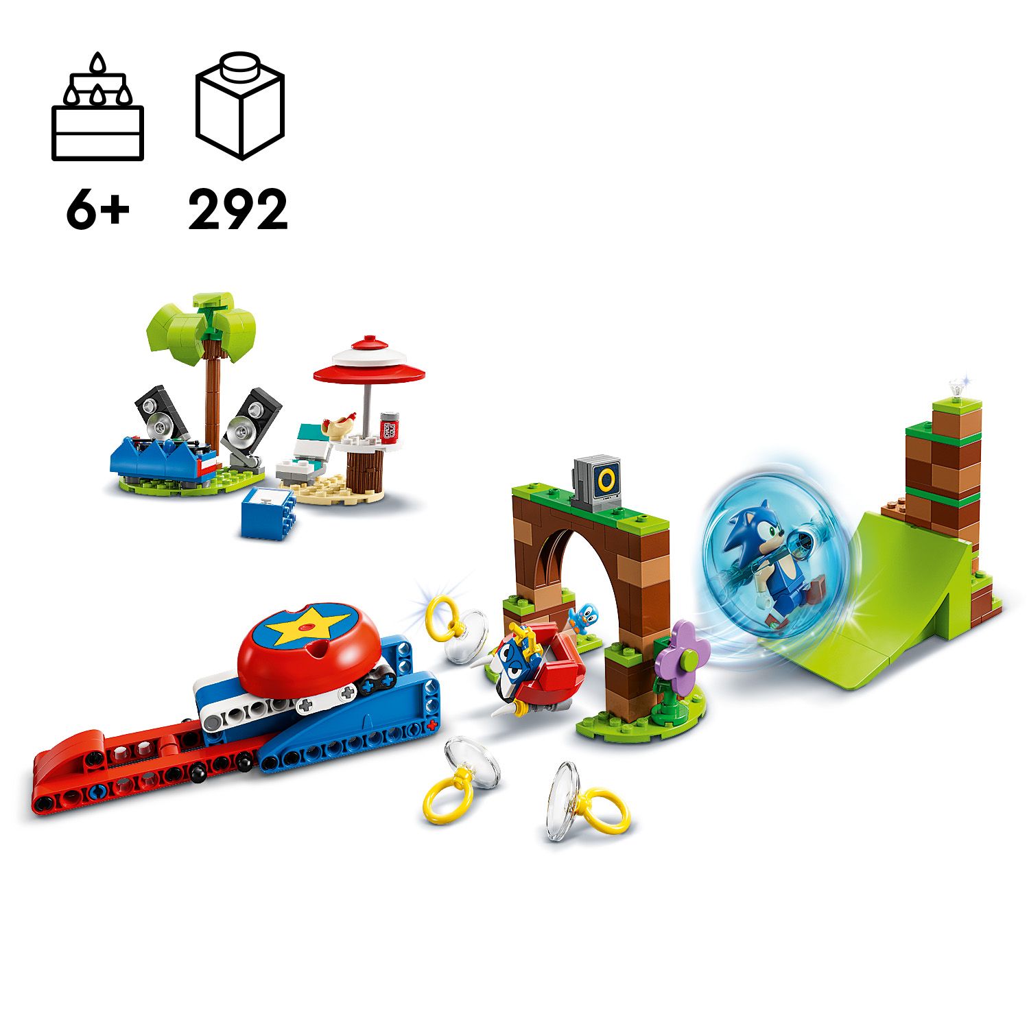 LEGO Sonic the Hedgehog 76990 Sonic — wyzwanie z pędzącą kulą