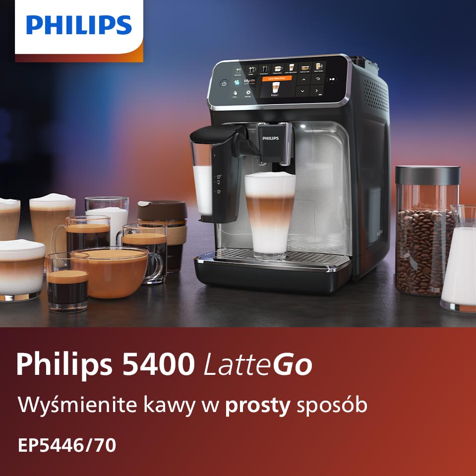 Comprar Cafetera PHILIPS LatteGo 5400 EP5446/70