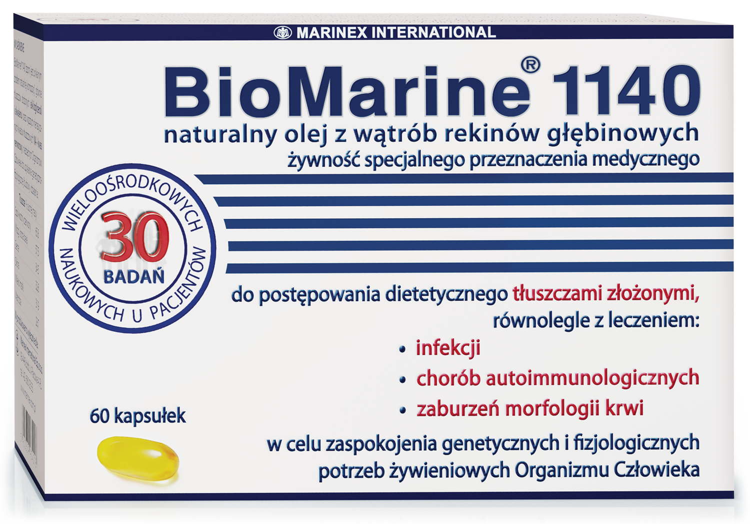 BioMarine Medical odporność w grypie i infekcjach wirusowych, żywienie w radioterapii i chemioterapii