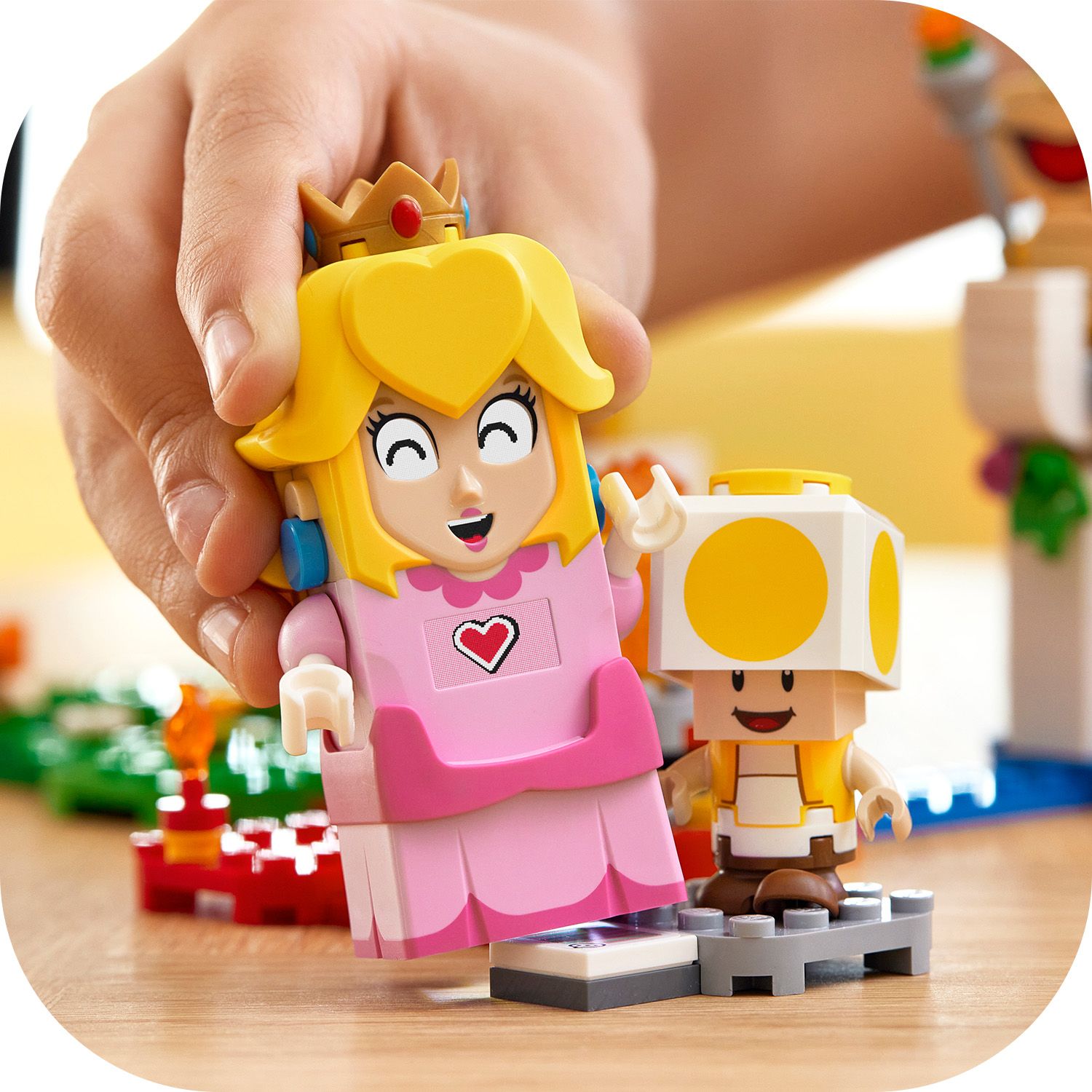 ぴんくぴんく LEGO Super Mario Przygody z Peach zestaw startowy z
