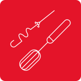 Trzepaczki  i haki ze stali szlachetnej 