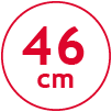 Głębokość tylko 46 cm
