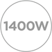 Потужний двигун 1400 Вт