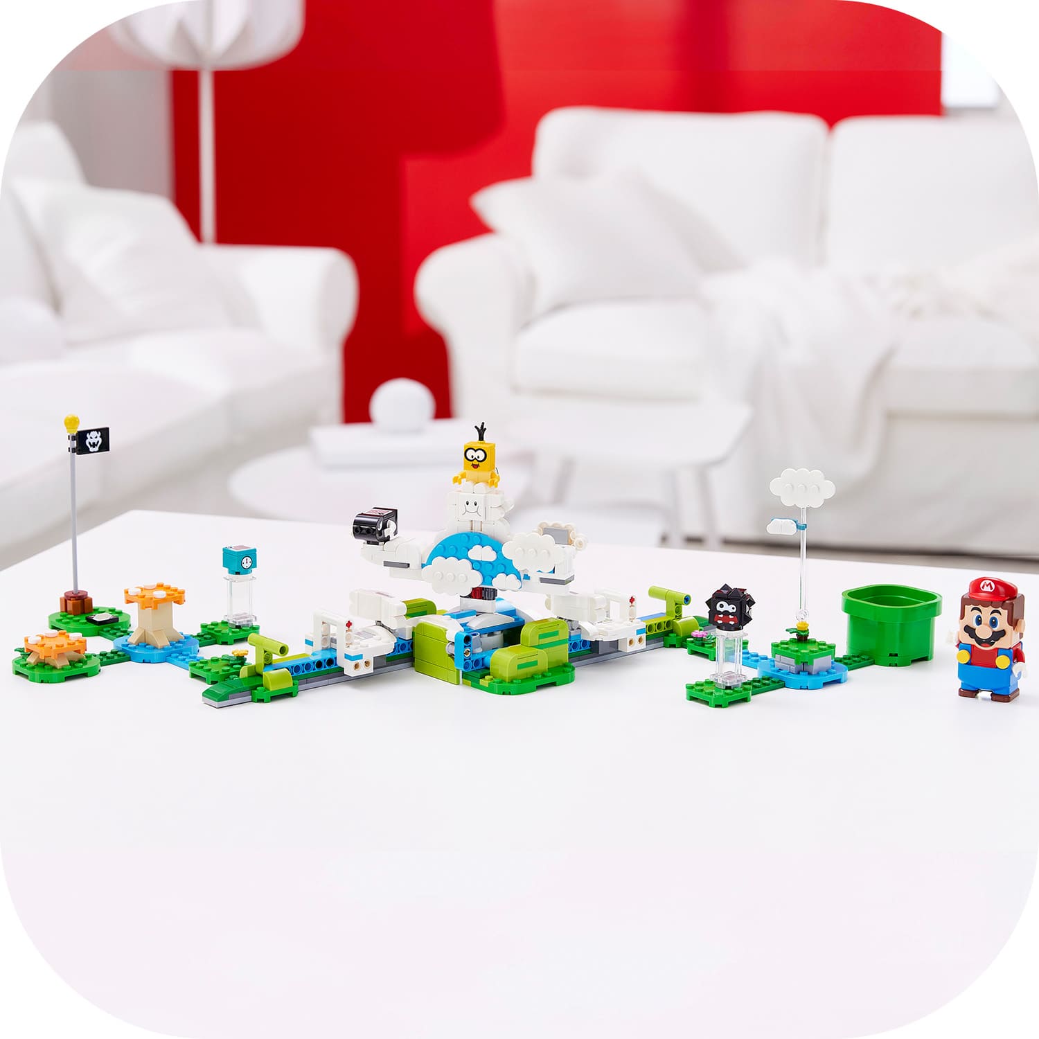 刹那0619 LEGO Super Mario 71389 Podniebny świat Lakitu — zestaw dodatkowy
