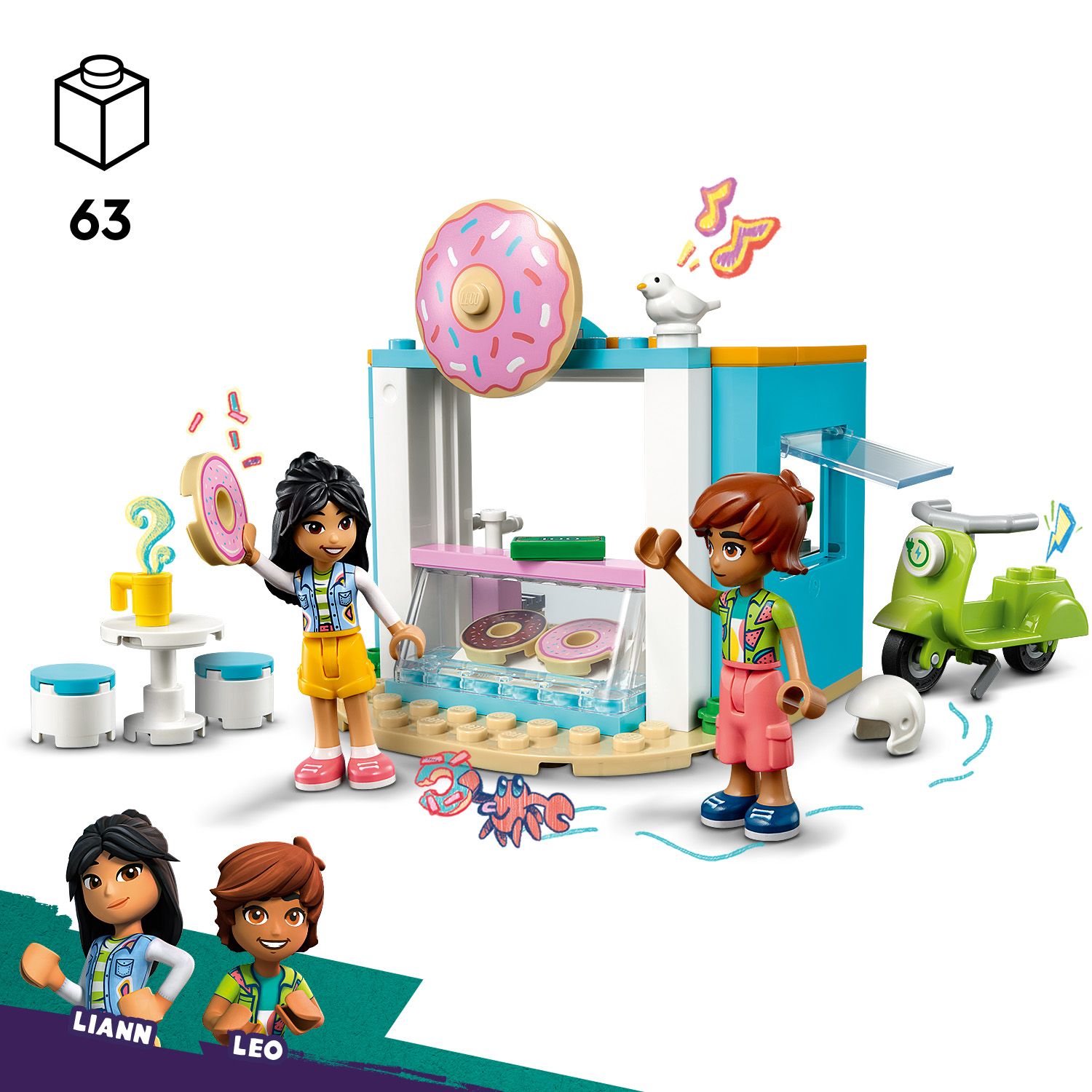 LEGO Friends 41723 Cukiernia z pączkami - Ceny i opinie - Ceneo.pl