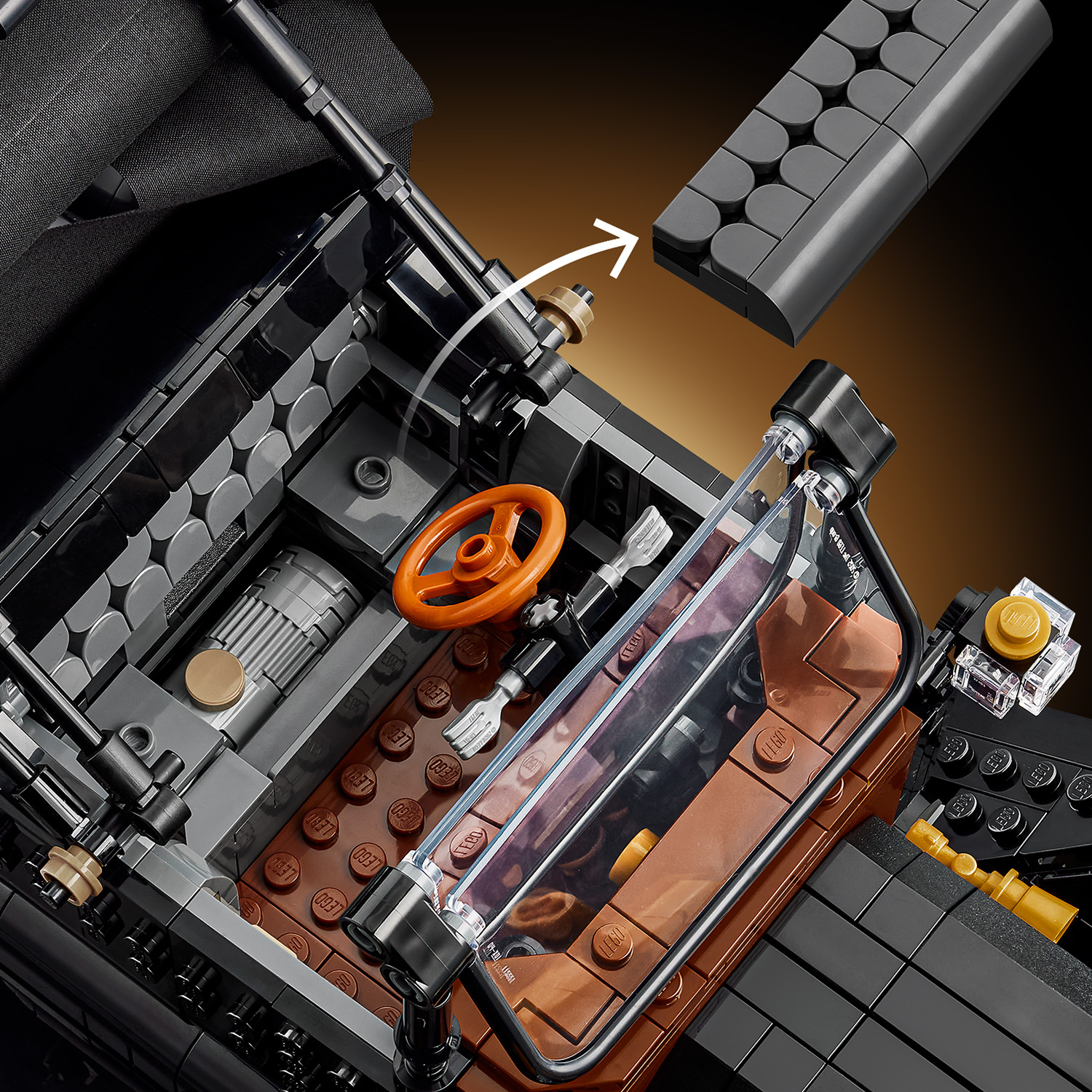 Кабіна водія у вінтажному стилі