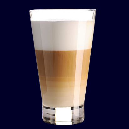 Кофе, приготовленный кофемашиной одним нажатием кнопки.