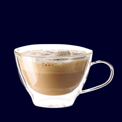 Кофе, приготовленный кофемашиной одним нажатием кнопки.