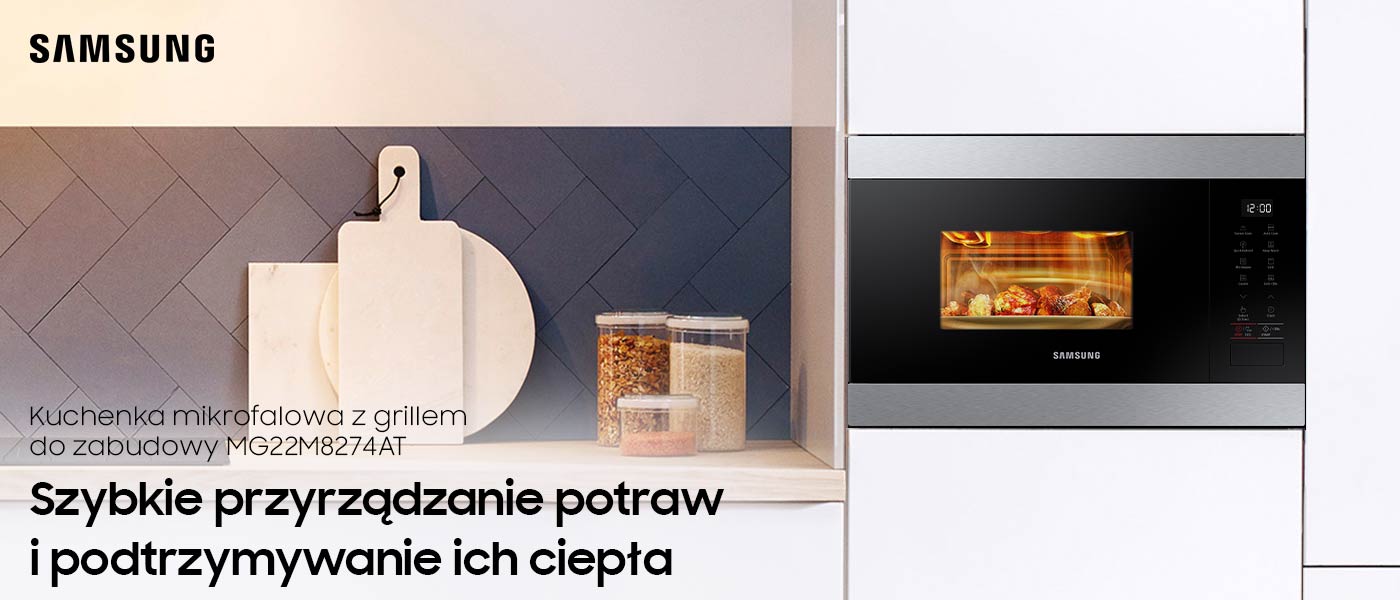 Zdjęcie kuchenki mikrofalowej Samsung, model MG22M8274AT/E1