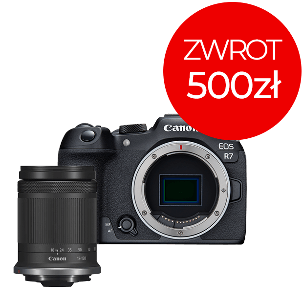 Aparat fotograficzny EOS R7 + RF-S 18-150mm F3.5-6.3 IS STM