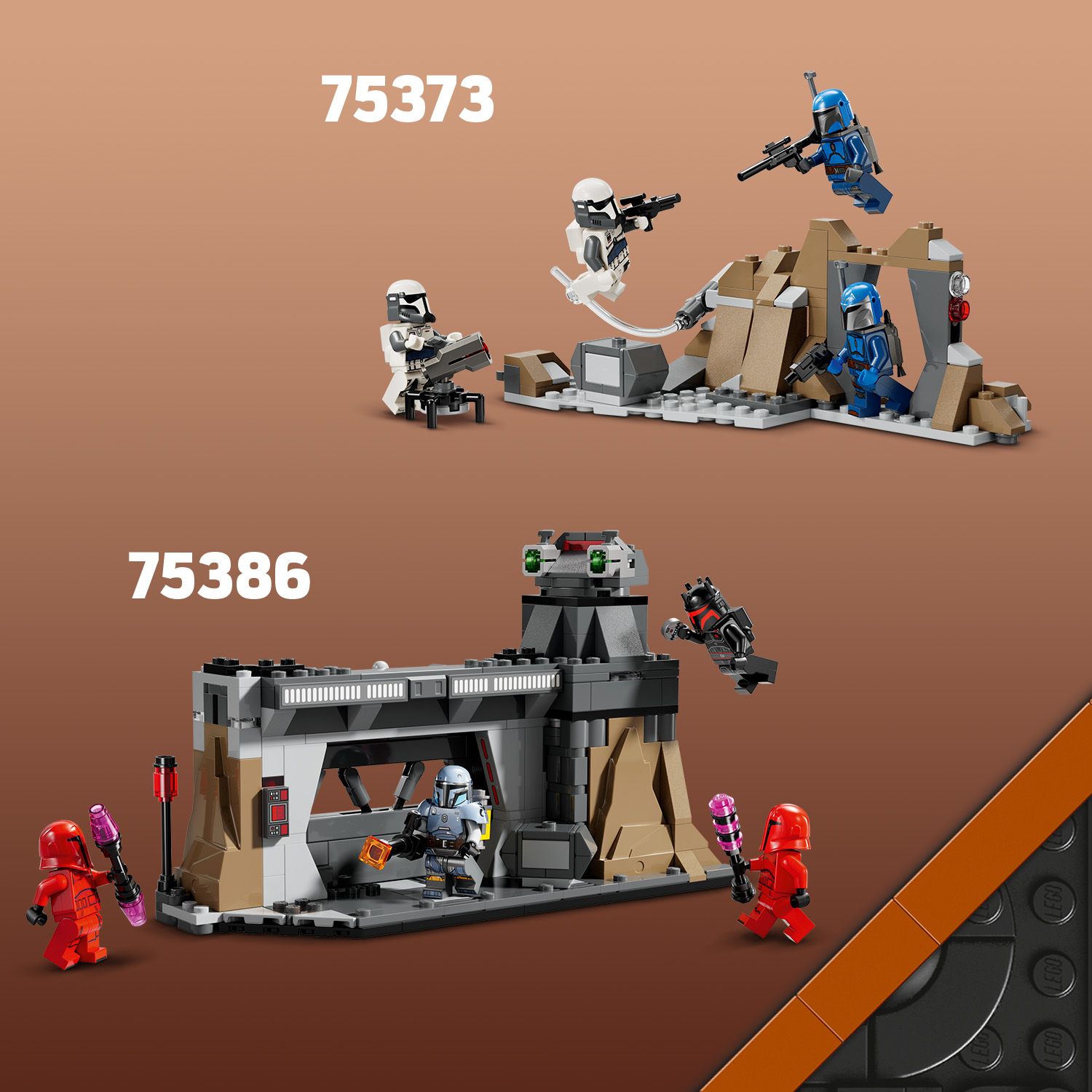 LEGO Star Wars 75373 Zasadzka na Mandalorze — zestaw bitewny