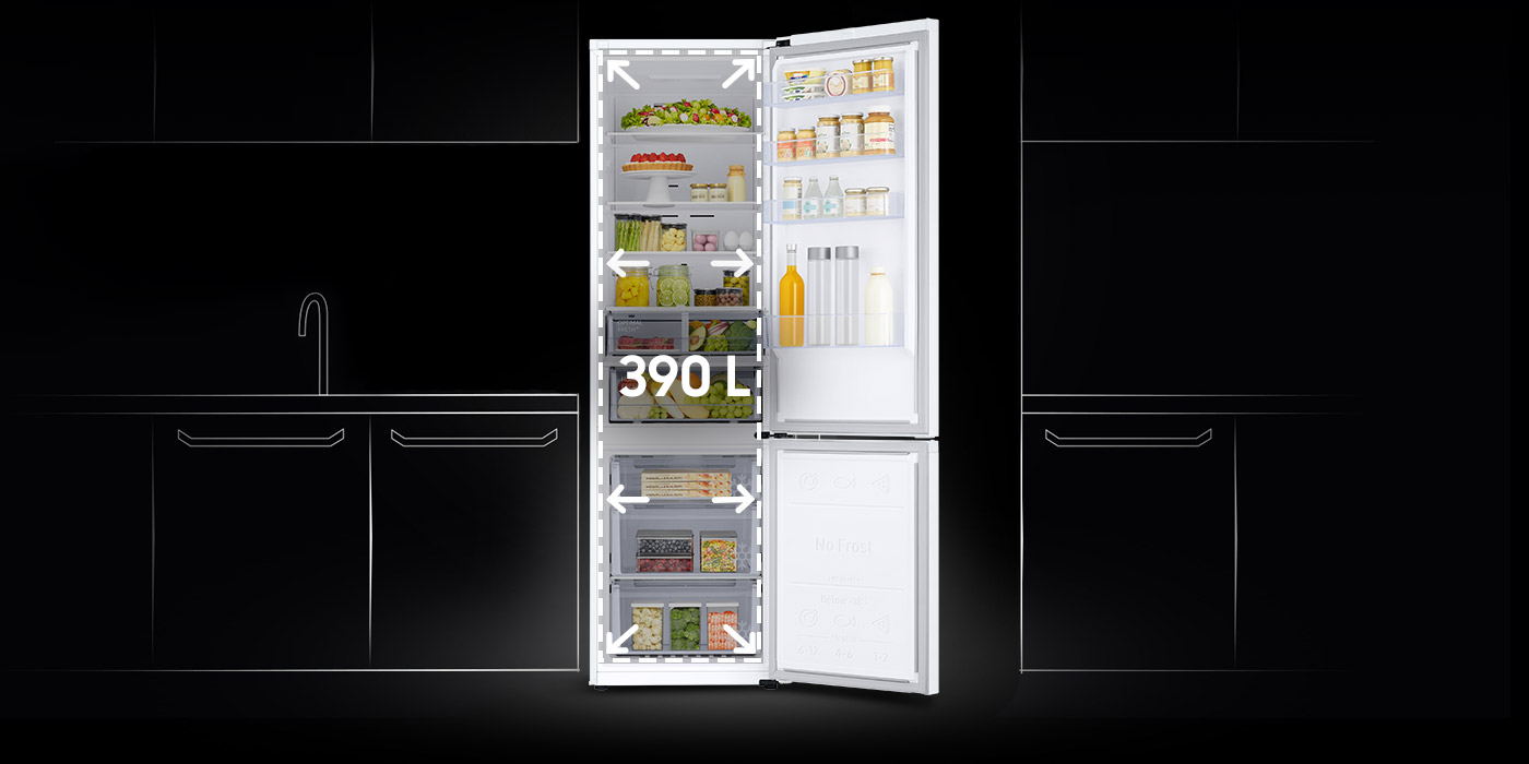 lodówka z technologią SpaceMax™