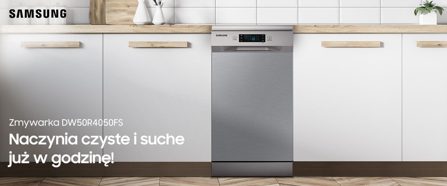 Zmywarka Samsung znajduje się w kuchni 