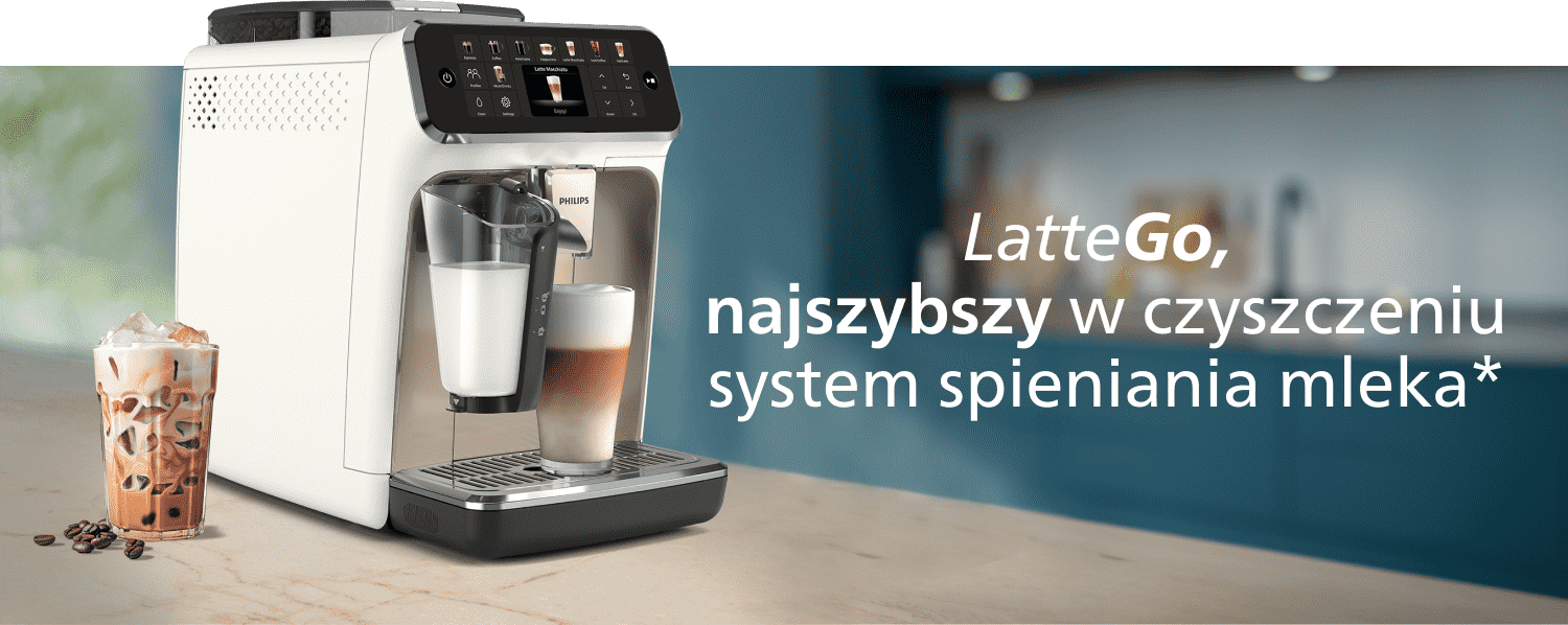 System spieniania mleka LatteGo