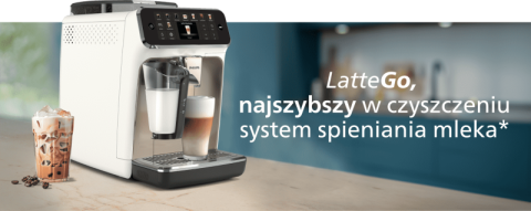 System spieniania mleka LatteGo