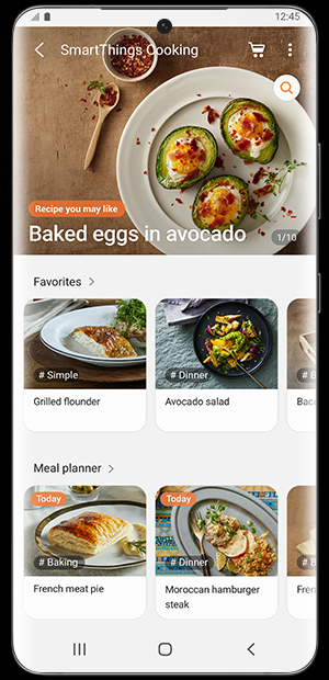funkcjonalności w aplikacji SmartThings