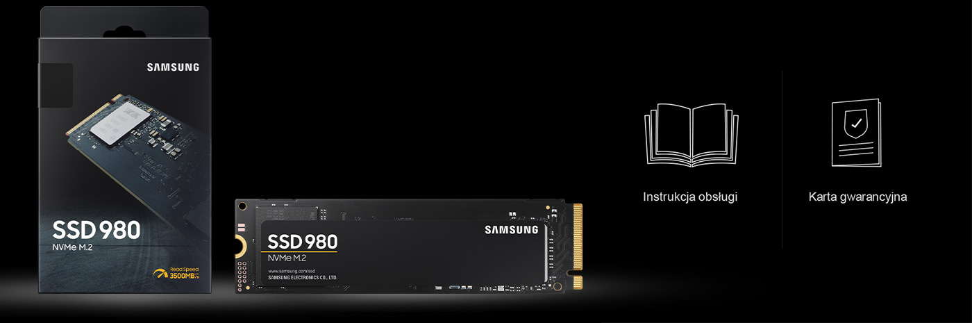 Dysk SSD Samsung 980 ceny i 500GB na - M.2 (MZ-V8V500BW) Opinie