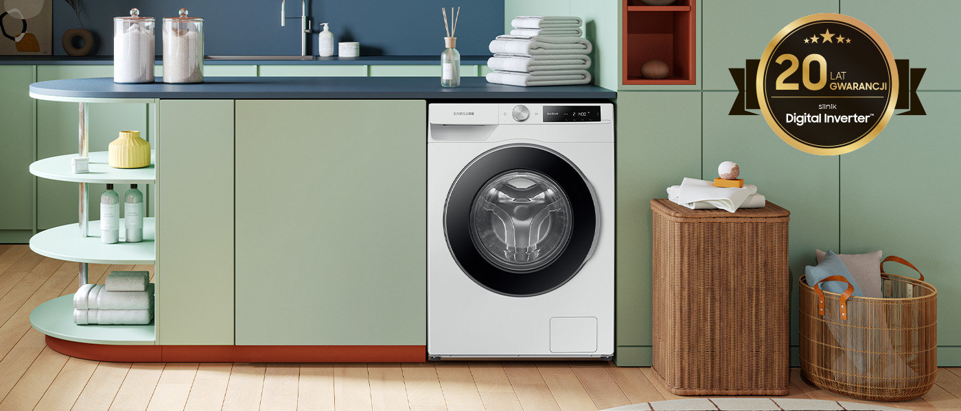 20 lat gwarancji na silnik Digital Inverter™ - pralka Samsung WW11DG6B25LE