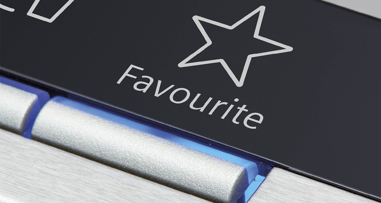 Program Favourite - używaj ulubionej kombinacji programów i funkcji. Z panelu zmywarki lub zdalnie dzięki Home Connect
