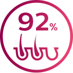 Philips Aż do 92% mniej włosków już po trzech zabiegach**