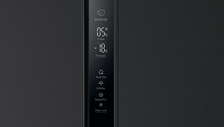 Lodówka Haier Side by Side HSR3918ENPB Side by Side 177,5 cm