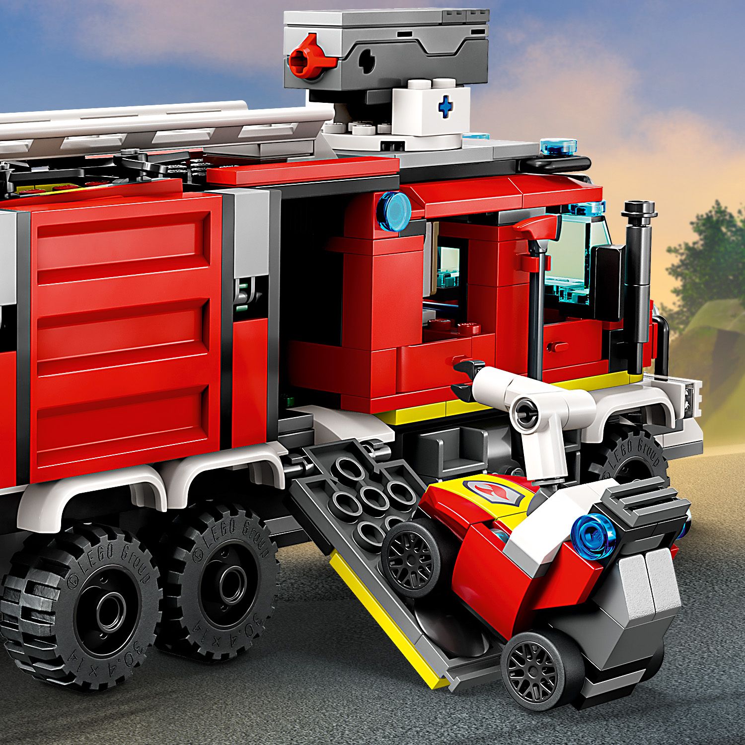 H7-40P ベジット LEGO 60374 City Terenowy Pojazd Straży Pożarnej, Zabawkowy