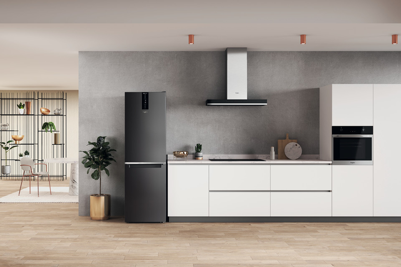 Lodówka Whirlpool W7X 83T KS z zamrażalnikiem dolnym 191,2