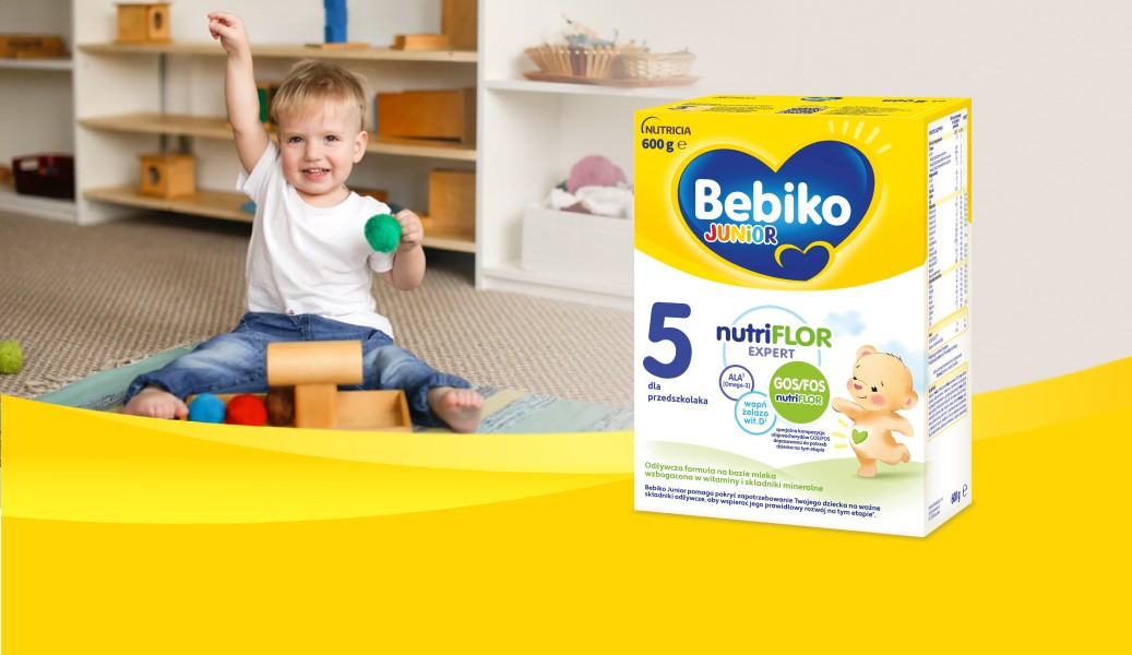 Odżywcza formuła na bazie mleka Bebiko Junior 5 nutriFLOR EXPERT 600 g dostępna w serwisie Ceneo