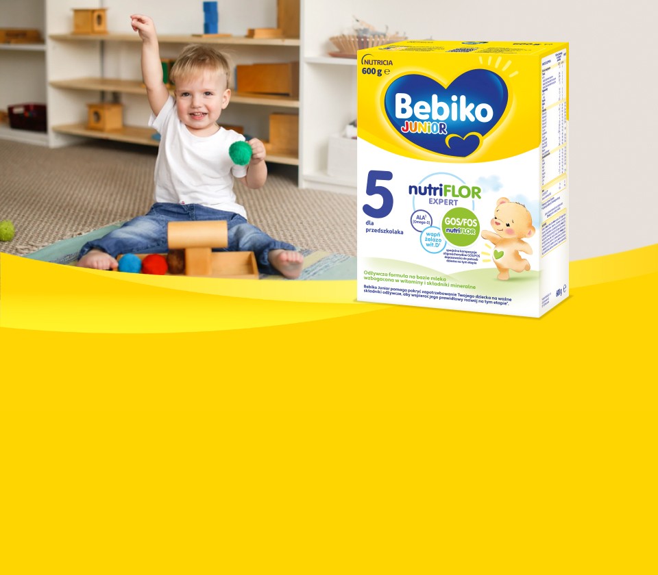 Odżywcza formuła na bazie mleka Bebiko Junior 5 nutriFLOR EXPERT 600 g dostępna w serwisie Ceneo
