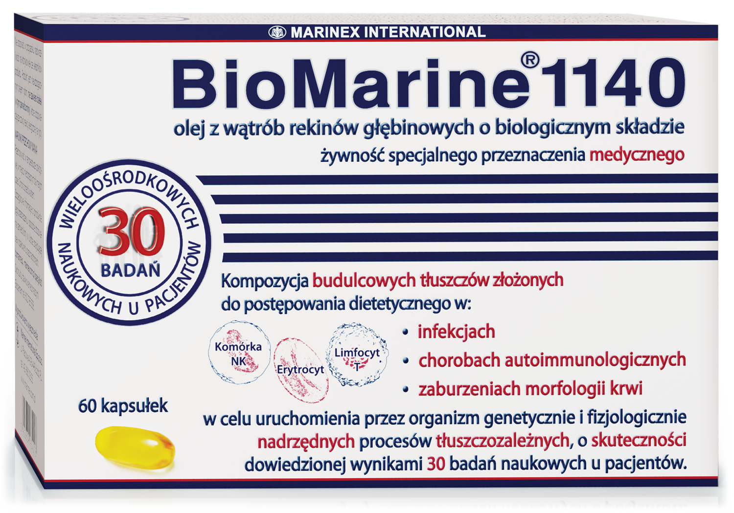 BioMarine Medical odporność w grypie i infekcjach wirusowych, żywienie w radioterapii i chemioterapii
