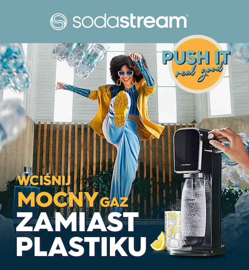 Wciśnij mocny gaz, zamiast plastiku. sodastream® 
