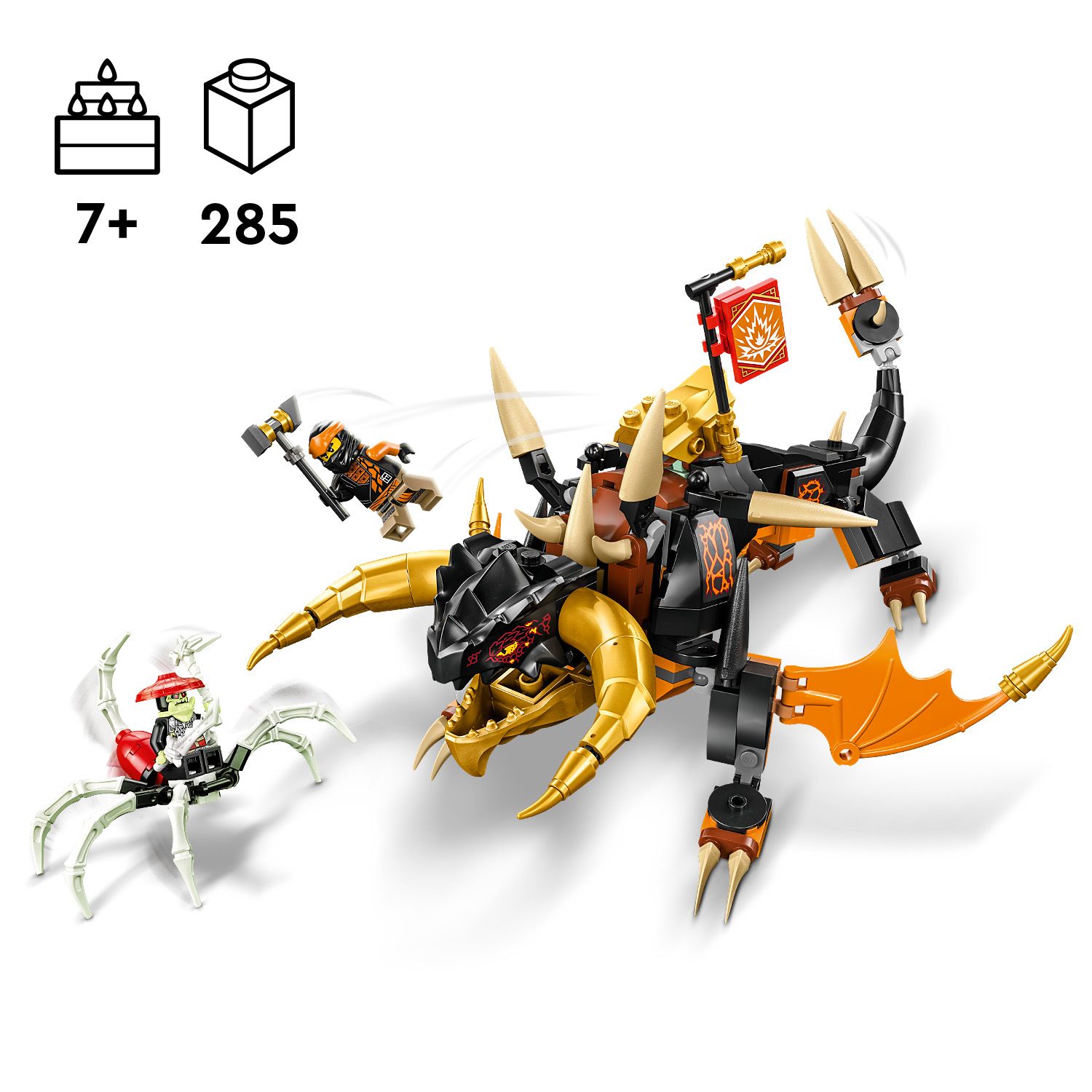 リタライフ　ver2 LEGO® Ninjago Wyldfyre Minifigure Dragons Rising Heat Ninja