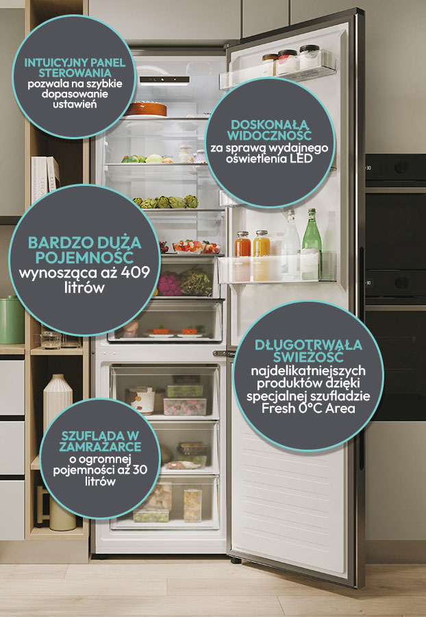 Lodówka Candy CNCQ2T620DX od 1994,99 zł - Ceneo.pl