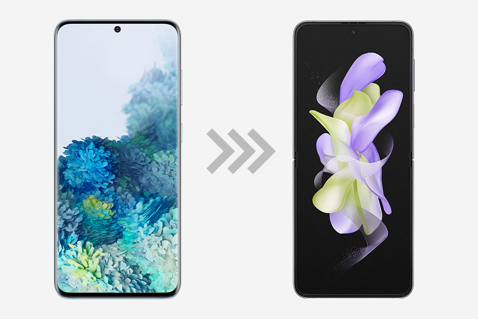 Galaxy Z Flip4 umożliwia proste przeniesienie danych ze starego smartfona