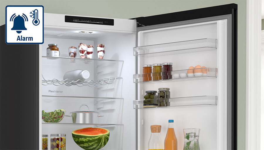 Lodówka Bosch Serie 4 KGN36VXCT z zamrażalnikiem dolnym 186 cm